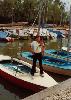 Claus Segeln am Boot